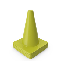 5 Inch Traffic Cone Yellow PNG & PSD Images