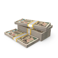 Currency Japan 10000 Yen Lots Six Bill Money PNG & PSD Images