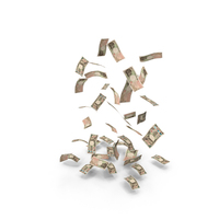 Falling  Japan 10000 Yen Notes Money PNG & PSD Images