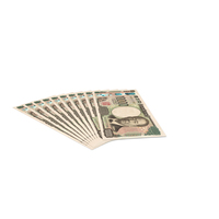 Japan 10000 Yen Bills Money PNG & PSD Images
