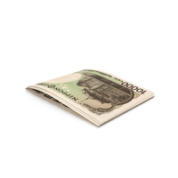 Two Japan 10000 Yen Note Fold Money PNG & PSD Images