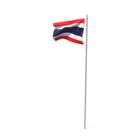 Thailand Flag Pole PNG & PSD Images