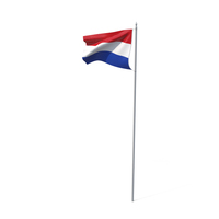 Netherlands Flag Pole PNG & PSD Images