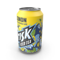 Lipton Brisk Lemon Iced Tea Cans PNG & PSD Images