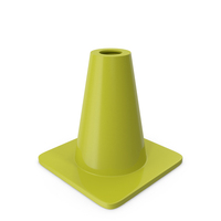 6 Inch Traffic Cone yellow PNG & PSD Images