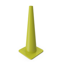 36 Inch Traffic Cone Yellow PNG & PSD Images