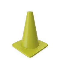 5 Inch Traffic Cone Yellow PNG & PSD Images