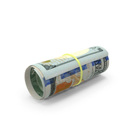 100 US Dollar Notes Bill Roll PNG & PSD Images