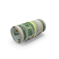 More 100 US Dollar Notes Rolled Bill PNG & PSD Images