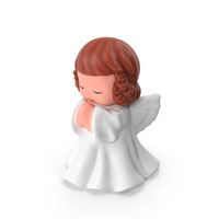 Christmas Angel Figurine PNG & PSD Images