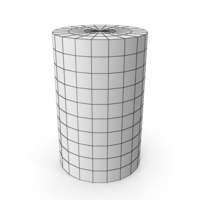 Wireframe Cylinder PNG & PSD Images