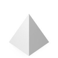 White Square Pyramid PNG & PSD Images