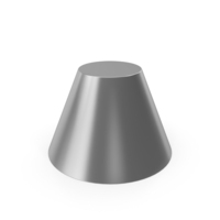 Silver Truncated Cone PNG & PSD Images