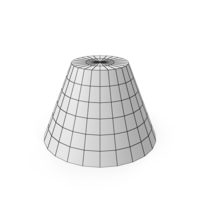 Wireframe Truncated Cone PNG & PSD Images