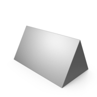 Silver Triangular Prism PNG & PSD Images