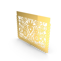 Mexican Fiesta Decorations Gold PNG & PSD Images