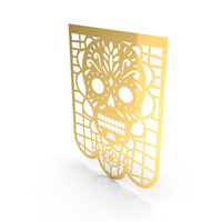 Mexican Fiesta Decorations Gold PNG & PSD Images