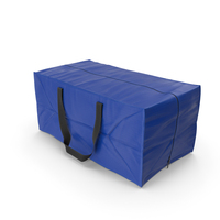 Heavy Duty Moving Bag Blue PNG & PSD Images