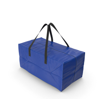 Heavy Duty Moving Bag Blue PNG & PSD Images