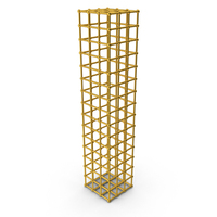 Gold Wireframe Letter I PNG & PSD Images