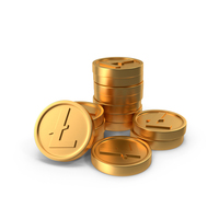 Litecoin Pile Of Coins PNG & PSD Images