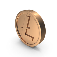 Litecoin Bronze PNG & PSD Images