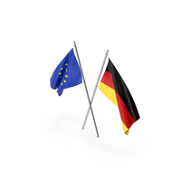 Germany And Europe Flags PNG & PSD Images