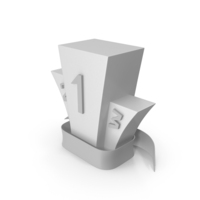 Awards Podium Gray PNG & PSD Images