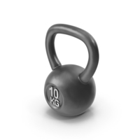 Kettlebell 10kg Color PNG & PSD Images