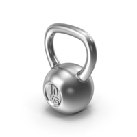 Kettlebell 10kg Metal PNG & PSD Images