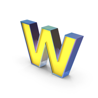 Lowercase Letter W PNG & PSD Images