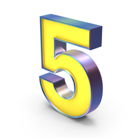 Number 5 PNG & PSD Images