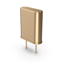 Gold Capacitor PNG & PSD Images