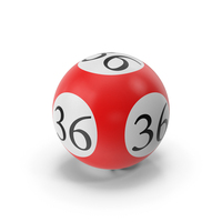 Bingo Ball 36 PNG & PSD Images