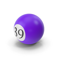 Bingo Ball 39 PNG & PSD Images