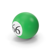 Bingo Ball 66 PNG & PSD Images