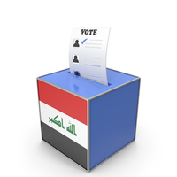 Iraq Country Flag Election Vote Box PNG & PSD Images