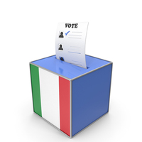 Italy Country Flag Election Vote Box PNG & PSD Images