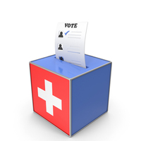 Switzerland Country Flag Election Vote Box PNG & PSD Images
