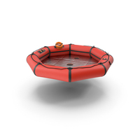 Advanced Life Raft With Extras Red PNG & PSD Images
