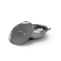 Steel Open Lid Kadhai PNG & PSD Images