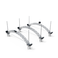 Truss Arch Lighting Rig Structure PNG & PSD Images
