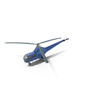 Civilian Multirole Helicopter Blue PNG & PSD Images