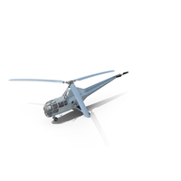 Sikorsky S-51 Civil Helicopter PNG & PSD Images
