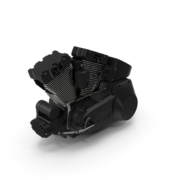 Motorcycle V-Twin Engine PNG & PSD Images