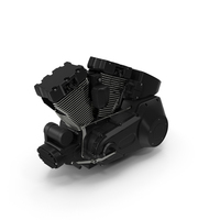 Motorcycle V-Twin Engine PNG & PSD Images