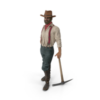 Old West Miner Resting PNG & PSD Images