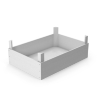 White Fruit Crate PNG & PSD Images