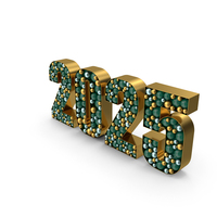 Gold Text 2025 PNG & PSD Images