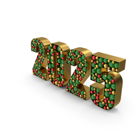 Gold Text 2025 PNG & PSD Images